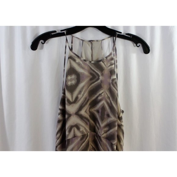 BCBGeneration Womens Grey Multicolor Strappy Sleeveless High Low Dress‎ 4 NWT - Picture 2 of 7
